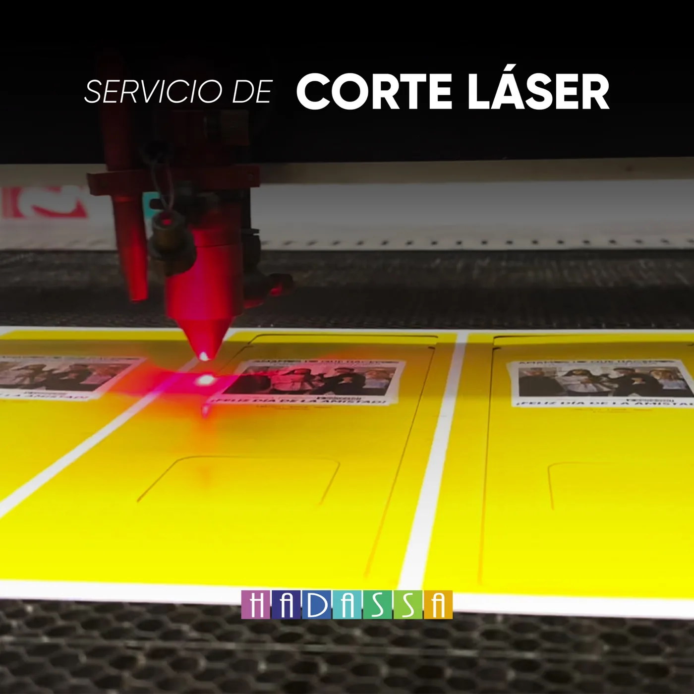 Servicio de corte láser realizado por Hadassa en Quito