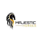 Logo de Majestic Horses Club, fondo blanco.