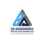 Logo de 2A Ingeniería, fondo blanco.