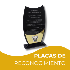 Producto Placas de reconocimiento, mérito policial, fondo blanco.